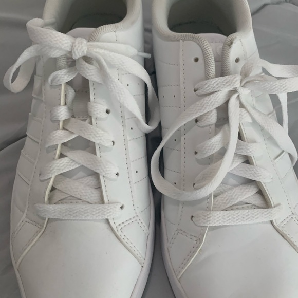 (SOLD) White Adidas sneakers 👟 - Picture 2 of 5